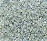 Etched Czech 8/0 Seed Beads - 10 Grams - 8CZ00030-27080 - Crystal Etched  Labrador