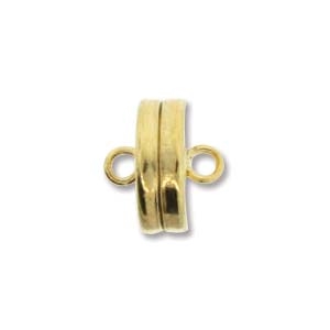 Gold plated magnetic Magnetic Clasps w/ Jump Ring & Clasp